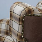 Paire de grands fauteuils club italiens des années 1940