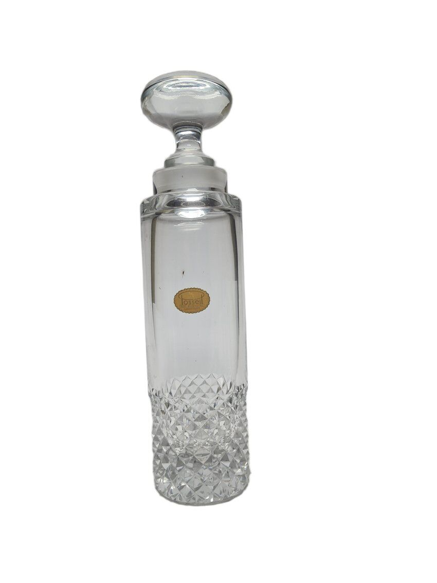Art Deco crystal carafe from Possell, Germany, 1960s