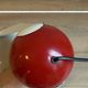 Pair of Vintage Desk Lamps eye ball "Polifemo" Space Age