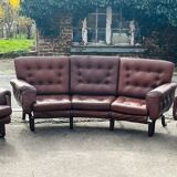 Floating sofa and armchairs by Eric Sigfrid Persson