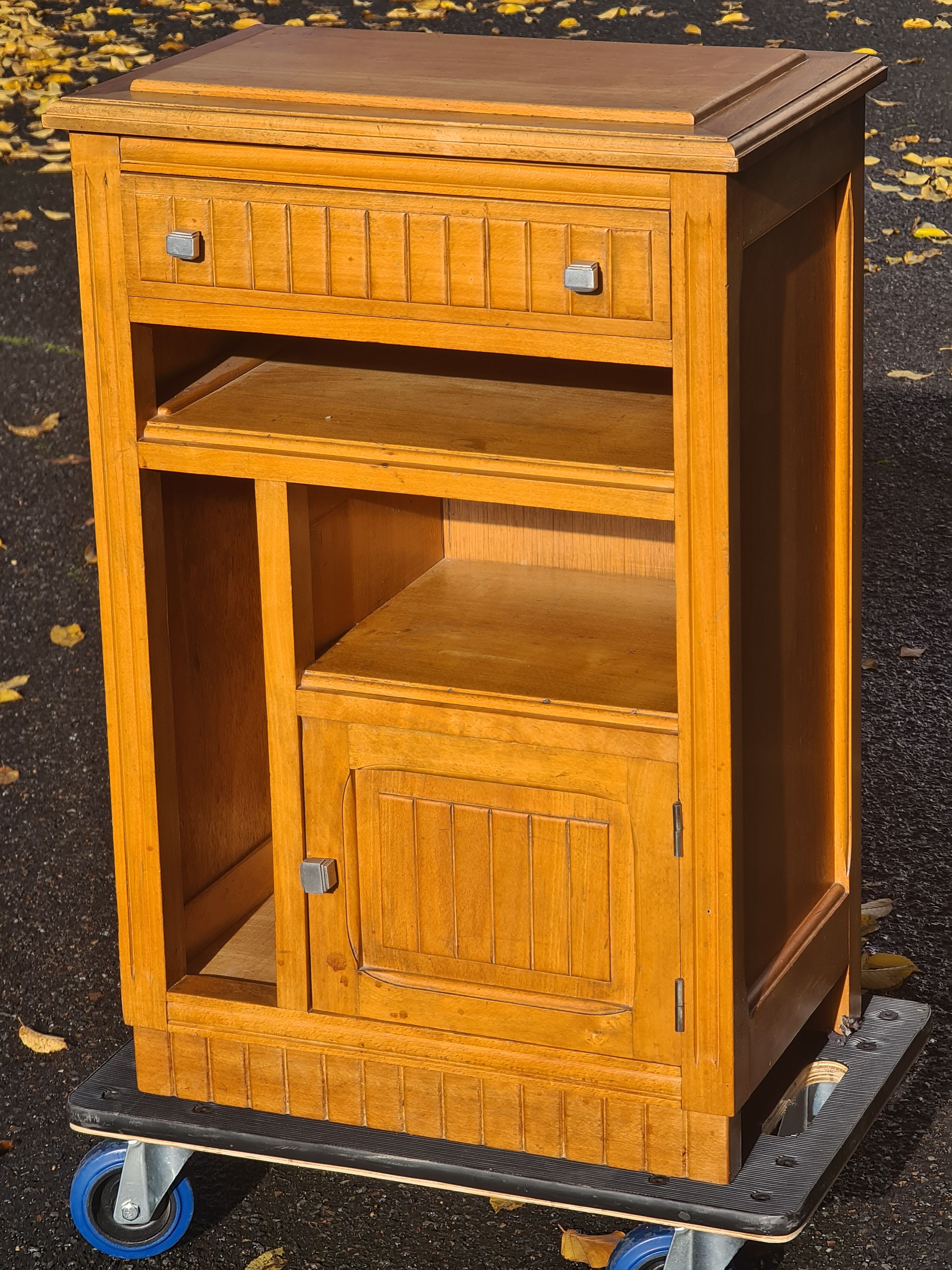 Art deco jam maker 1940-50 solid wood