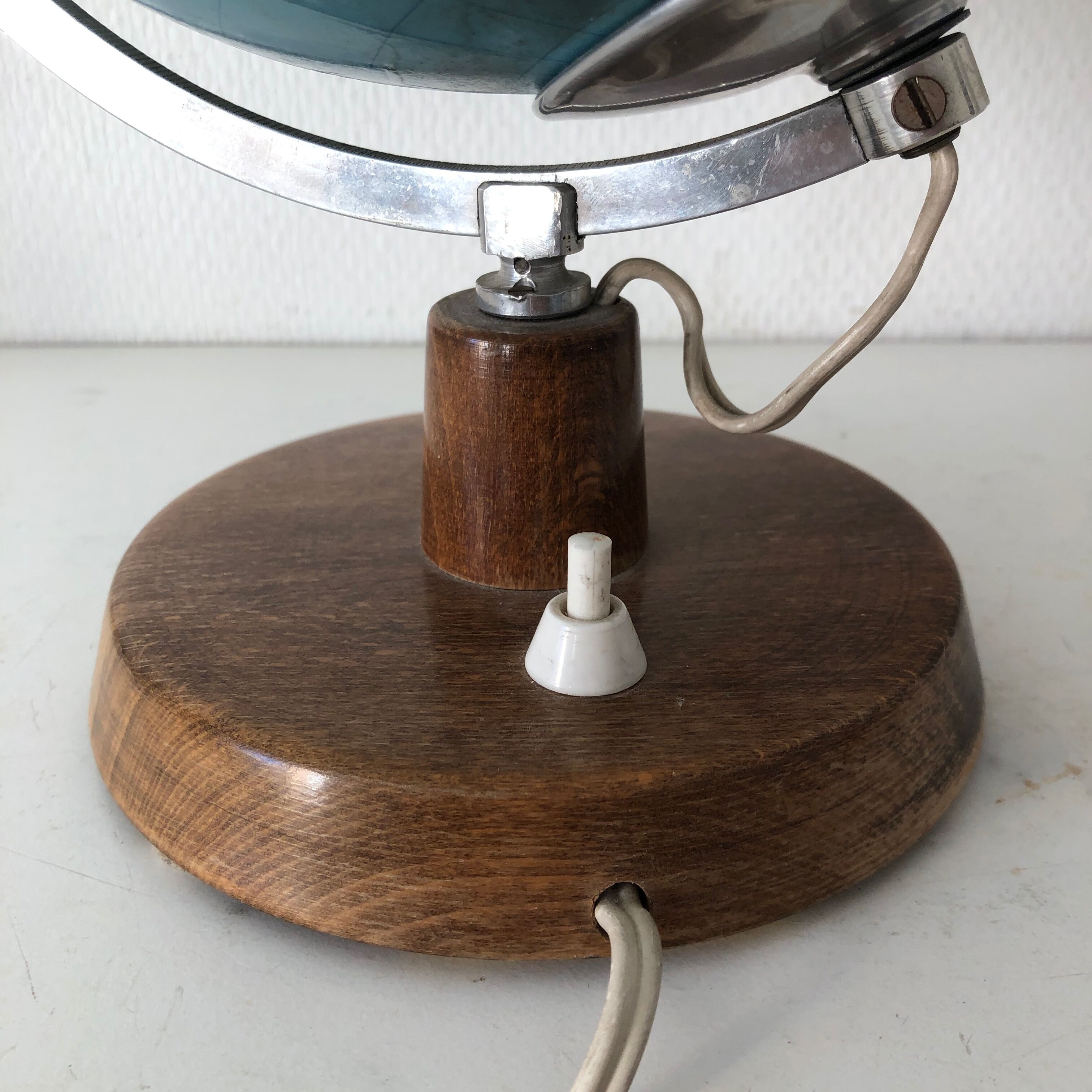 Globe terrestre de Räth ex-RDA vintage 1960 33cm