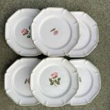 Gien 6 dessert plates