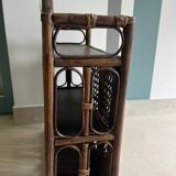 Rattan shelf