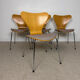 4 chairs Series 7 – Arne Jacobsen for Fritz Hansen