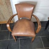 Fauteuil bridge en skai des années 60