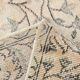 Tapis vintage classique 6x10, marron et beige délavé