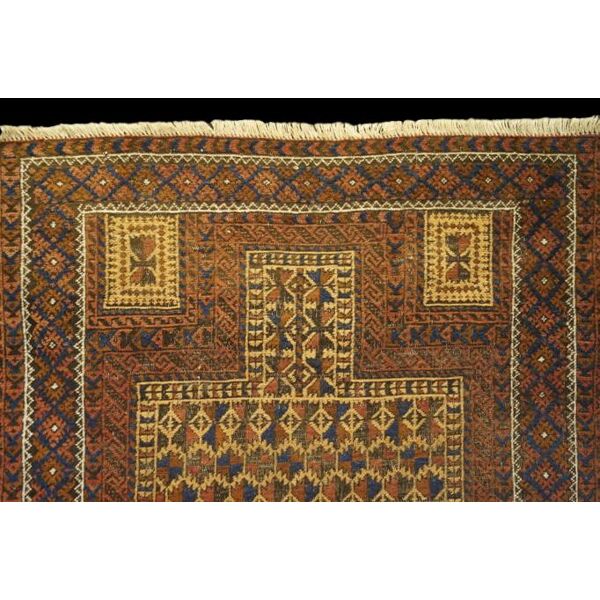Tapis beloutchistan ancien, 98 cm x 143 cm, début du XXème siècle | Selency
