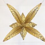 Bronze coffee table golden 1970