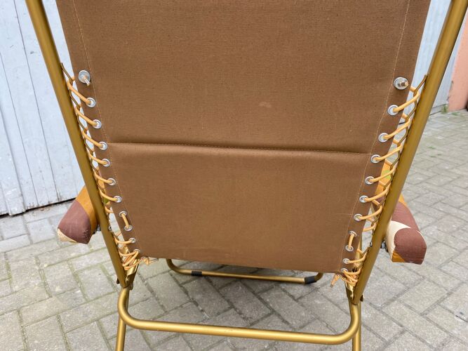 Transat vintage chaise longue Lafuma design  1970