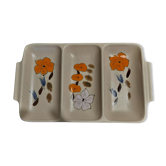Vintage stoneware appetizer dish
