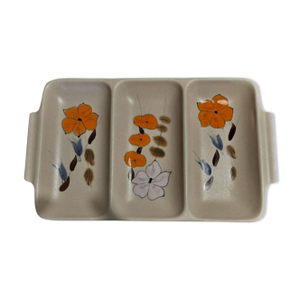 Vintage stoneware appetizer dish