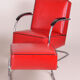 Red Mucke Melder Armchair - 1930s Czechia