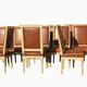 Set of 14 Louis XVI style lacquered chairs
