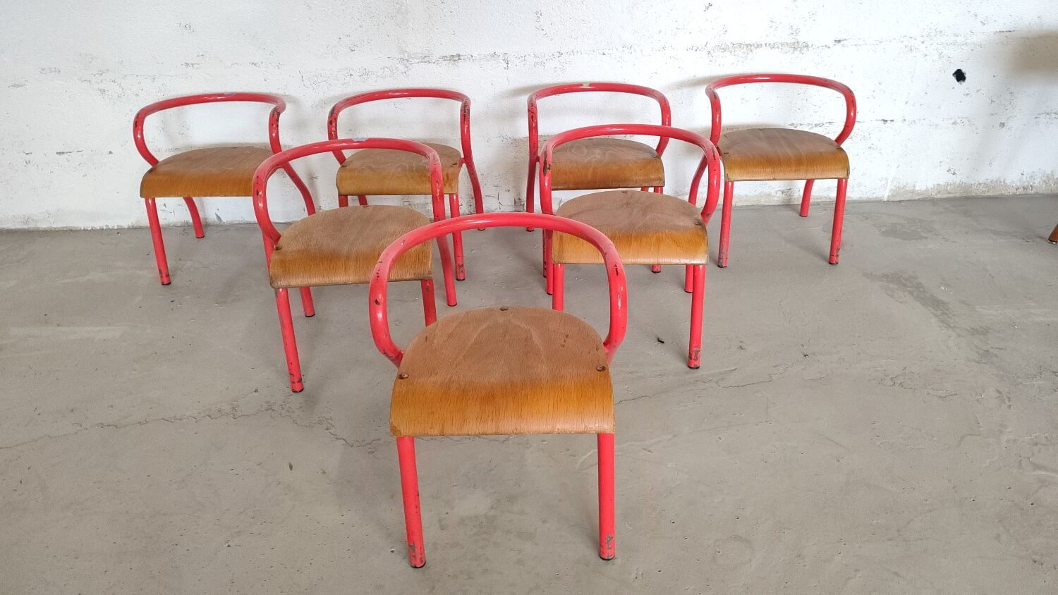 Chaise enfant Jacques Hitier vintage