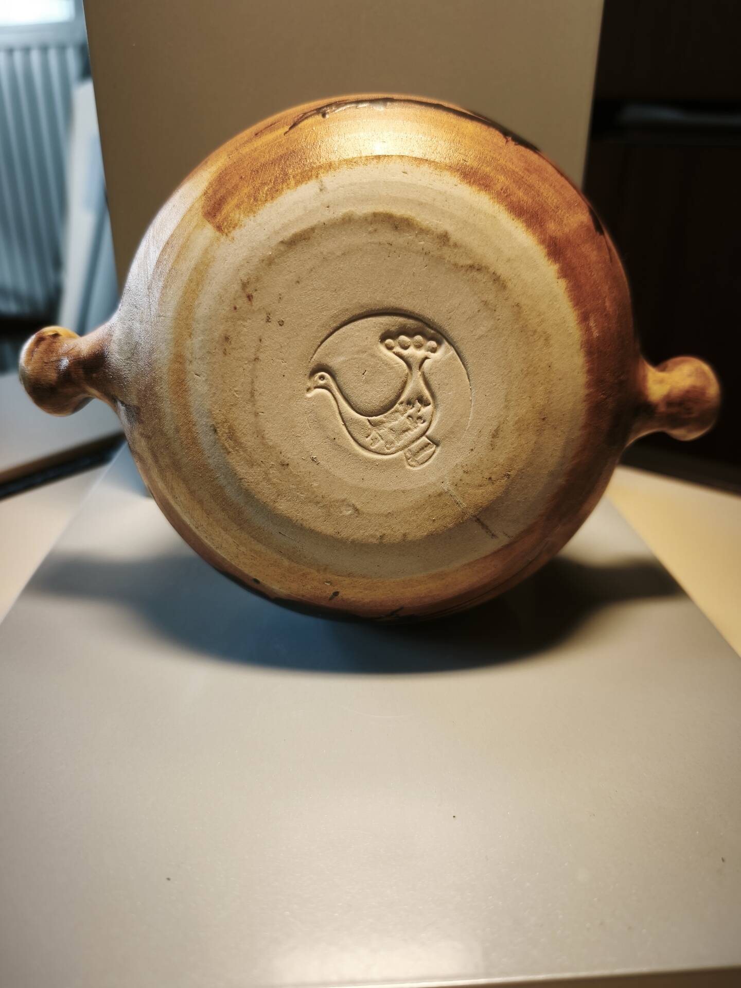 Bowl and saucer Pottery of the Dove Orriule Madeleine Brault