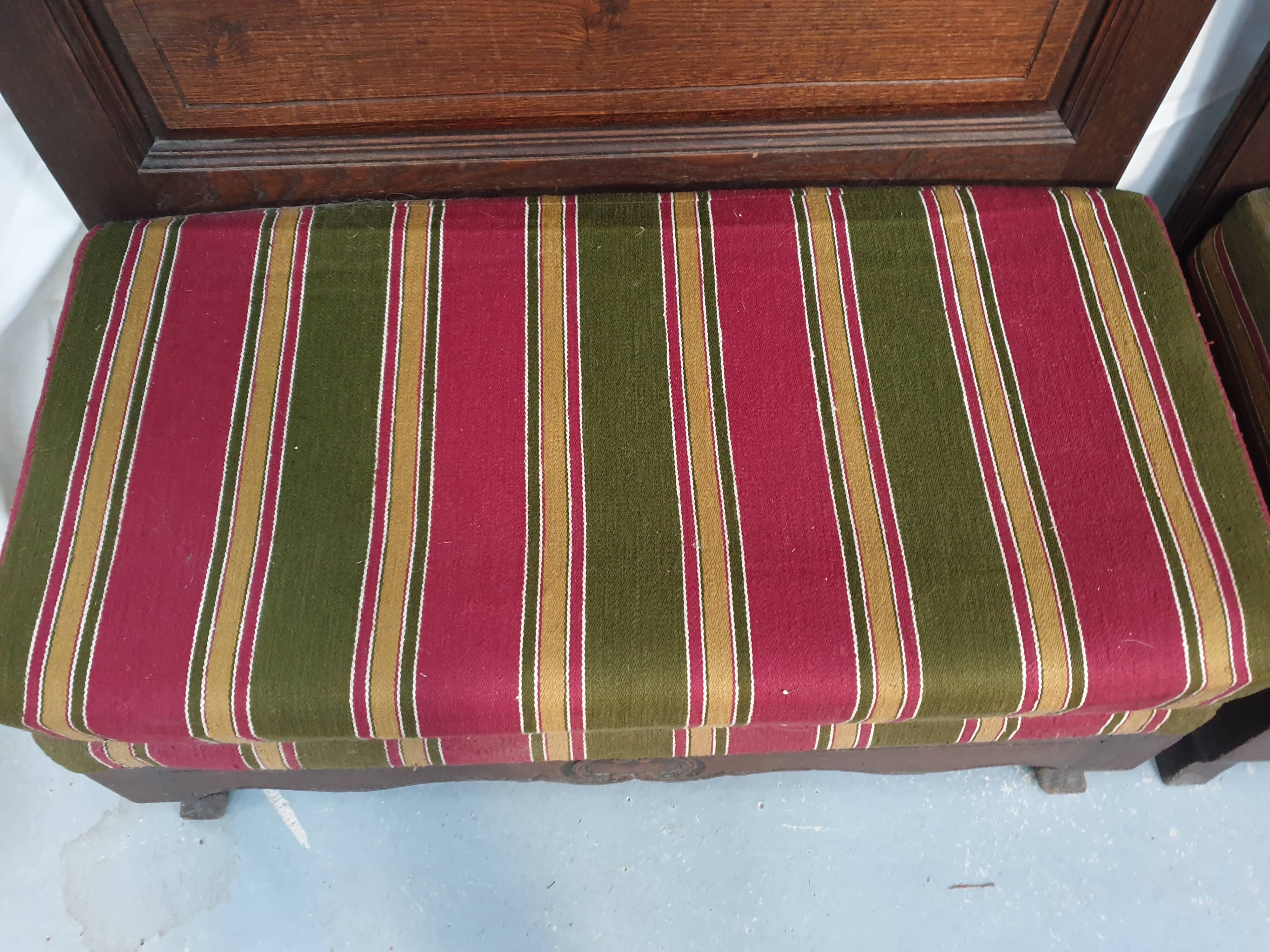 Pair of farm benches