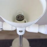 Large table lamp in satin-chrome steel by Goffredo Reggiani, Italy 1970s