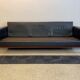 Midcentury leather and teak "Gotland" sofa, Ikea, Sweden, 1967