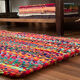 Cotton handwoven carpet
