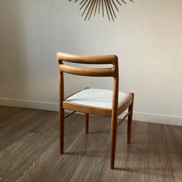 Set of 4 Henri Walter Klein chairs