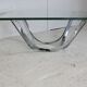 Square coffee table by Roger Sprunger, Dunbar edition, USA, circa 1970.