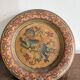 Mural Plate Montopoli Arno Italy 1930 Heraldic Lion Chimera Tuscan Majolica
