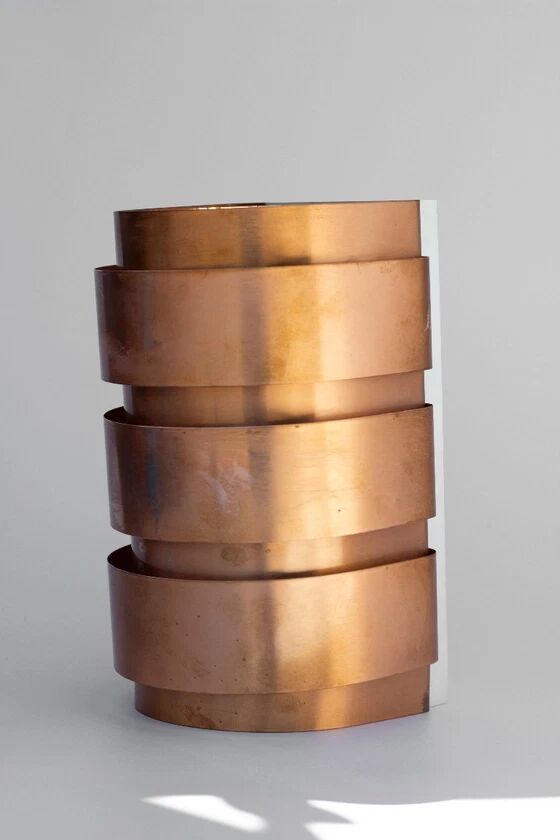 Hans-Agne Jakobsson wall lamp in copper, model V155 - Sweden, 1960s