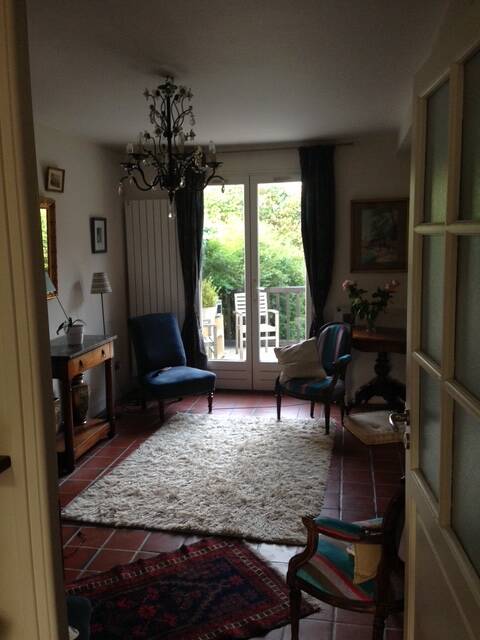 Ivory white iron chandelier