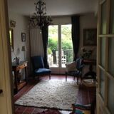 Ivory white iron chandelier