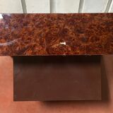 Elm magnifying glass coffee table