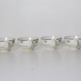 Set of 4 cups, vintage, French