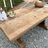 Solid wood monastery table