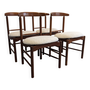 Série de 4 chaises modernistes