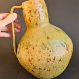 Large vintage terracotta pitcher signed “Orezza”