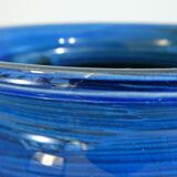 Aldo Londi ceramic ball vase Bitossi Riminu blu