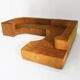 Vintage Modular corner sofa by Giovannetti Collection Italy 1990s