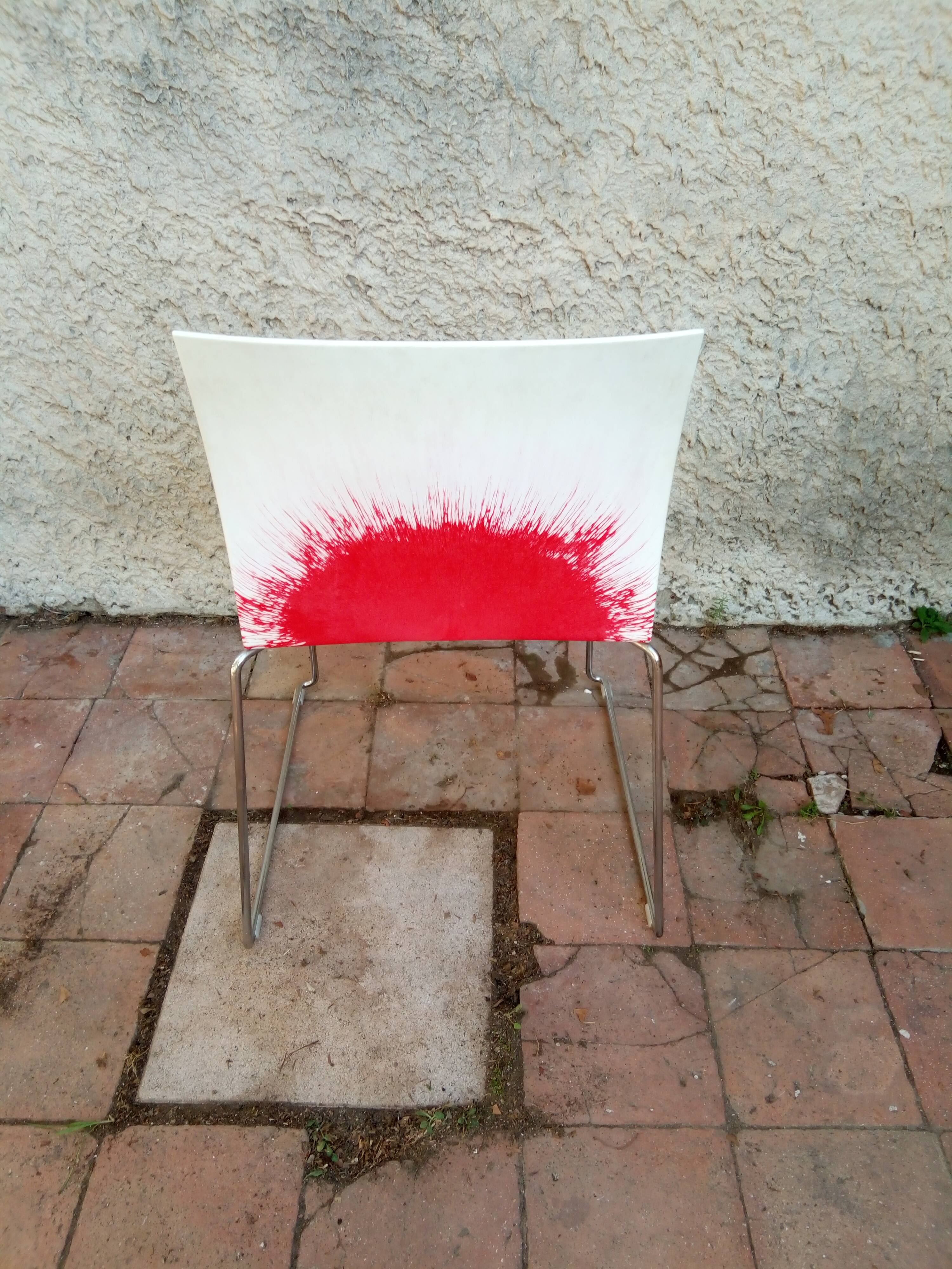 Series of 6 chairs from the 80s