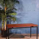 Metal & wood coffee table 1950