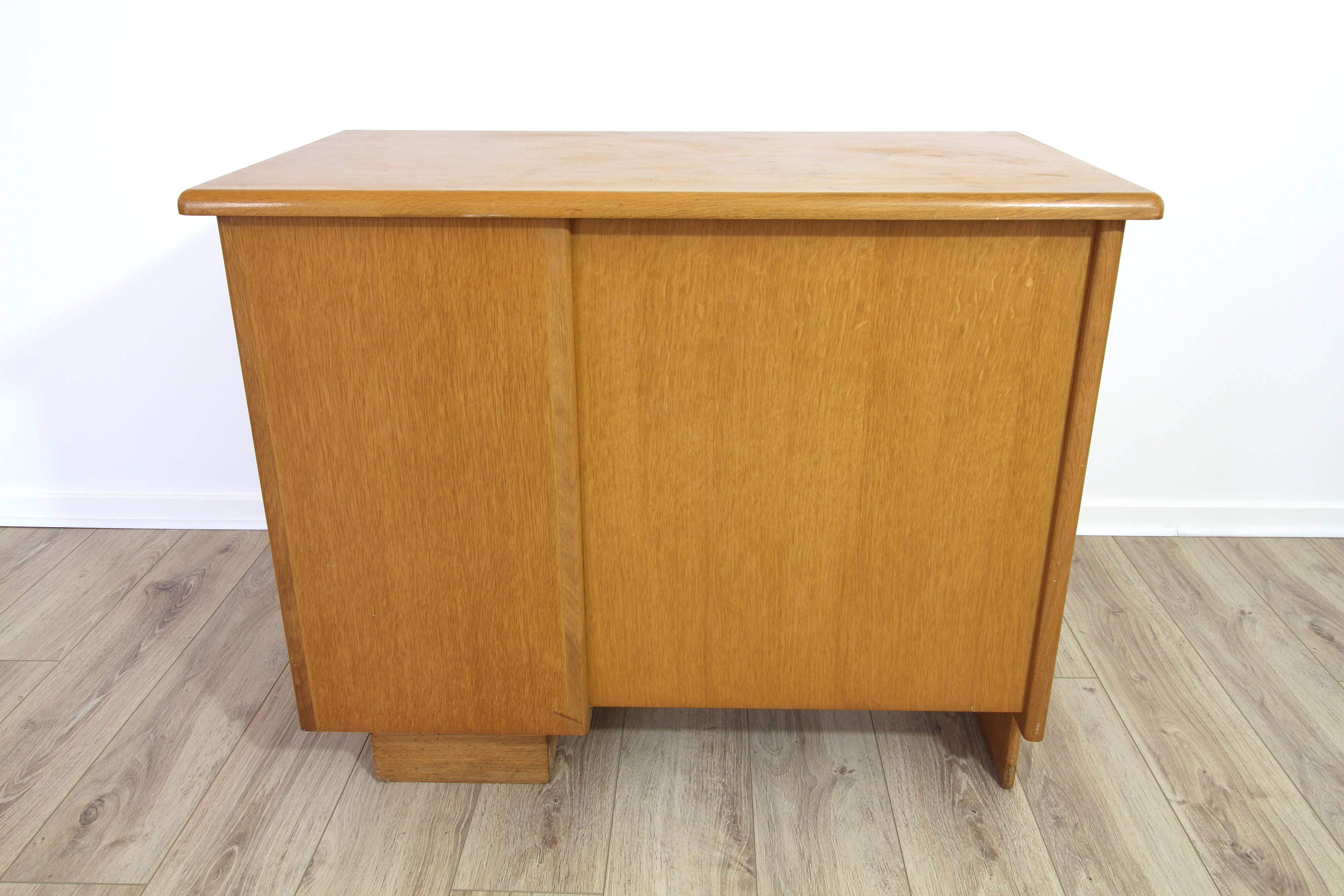 Vintage light wood desk – 1960s/70s – mid-century modern style
