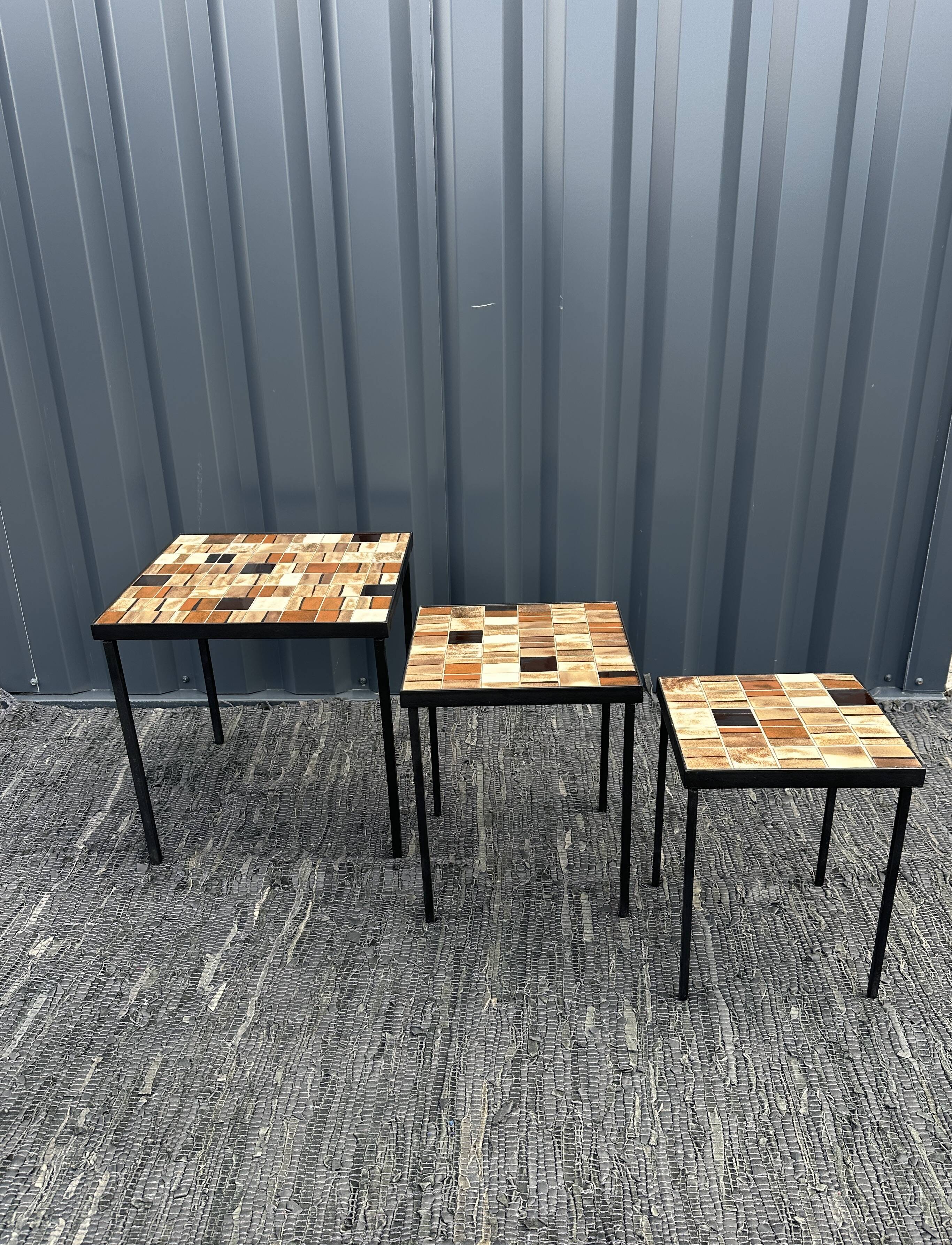 Mado jolain trio de tables basses
