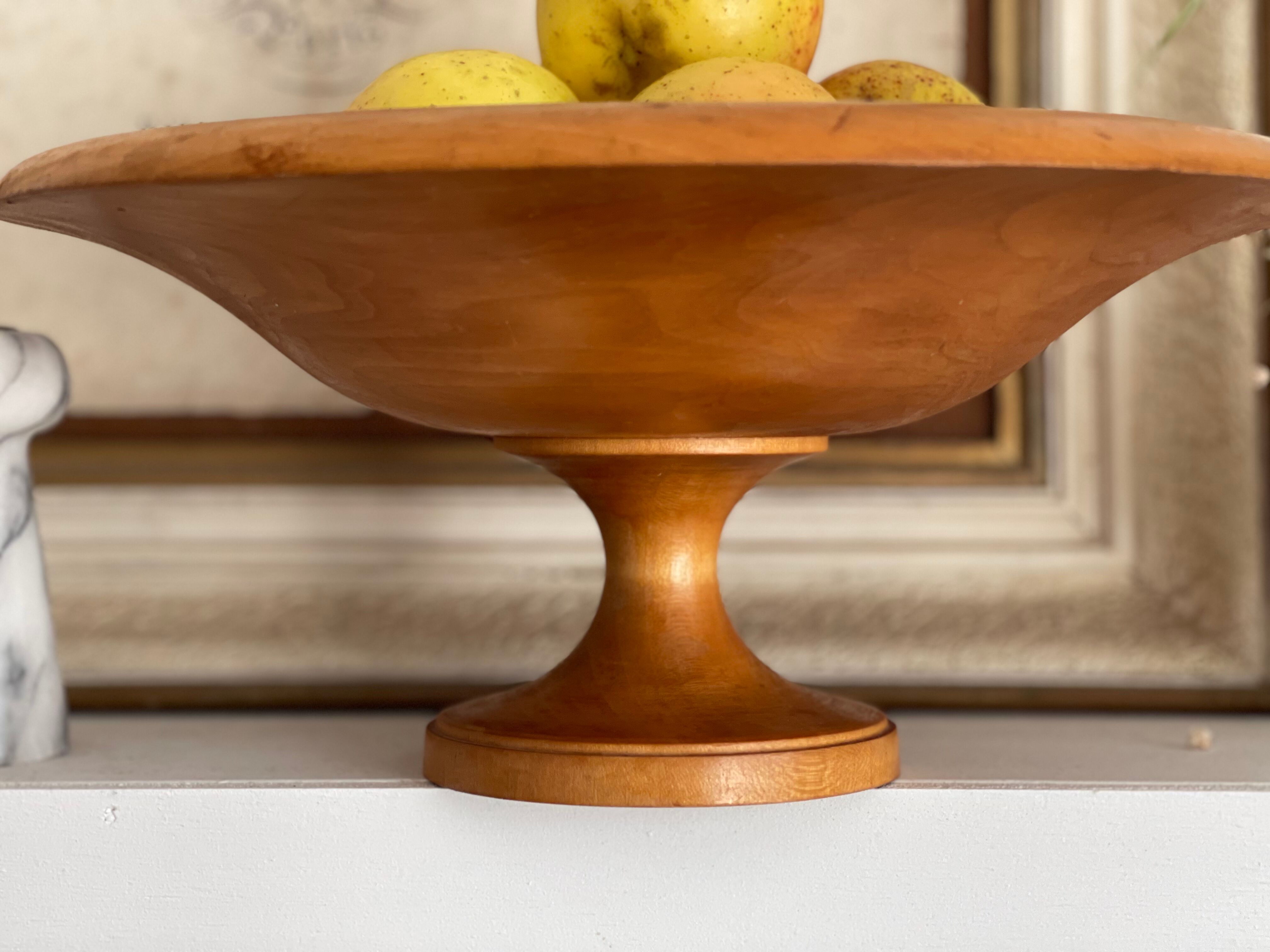 Wooden fruit cup