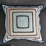 Housse de coussin Vintage au crochet