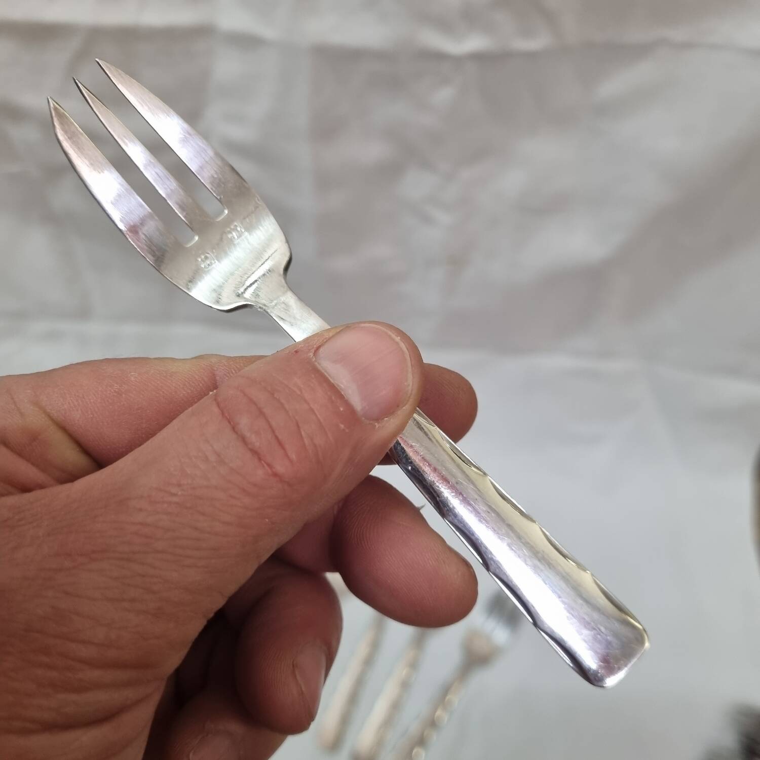 12 cake forks from 1970