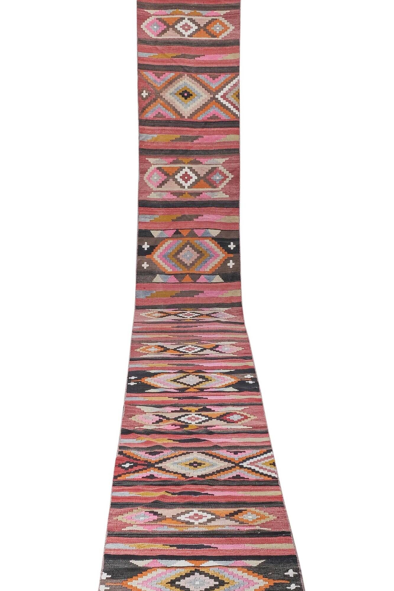 Vintage Turkish hallway rug 70x700 cm