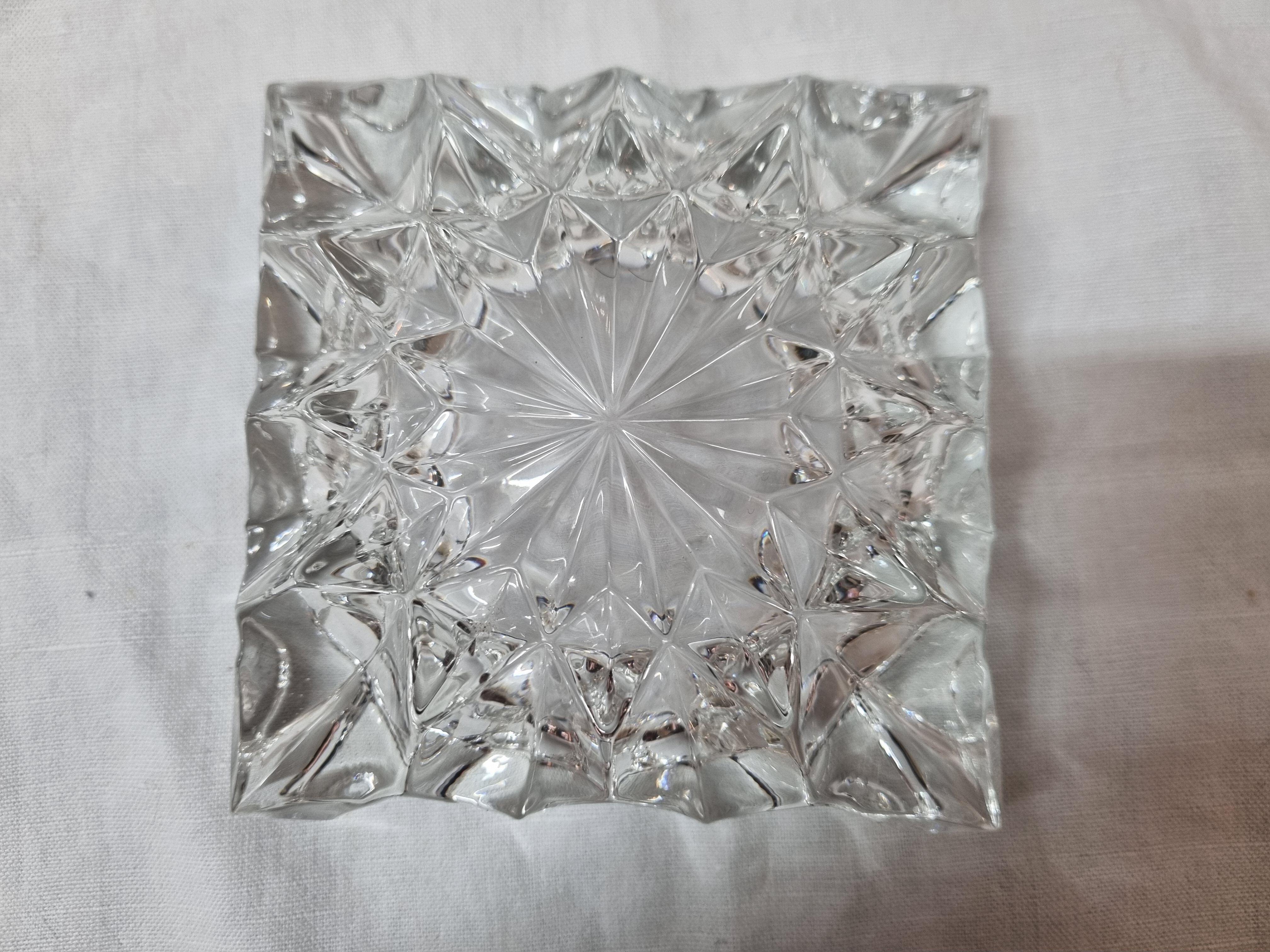 Crystal ashtray from 1970