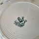Set of 6 flat plates Terre de Fer late nineteenth