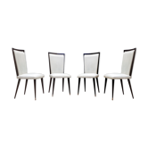 Four vintage chairs 60s