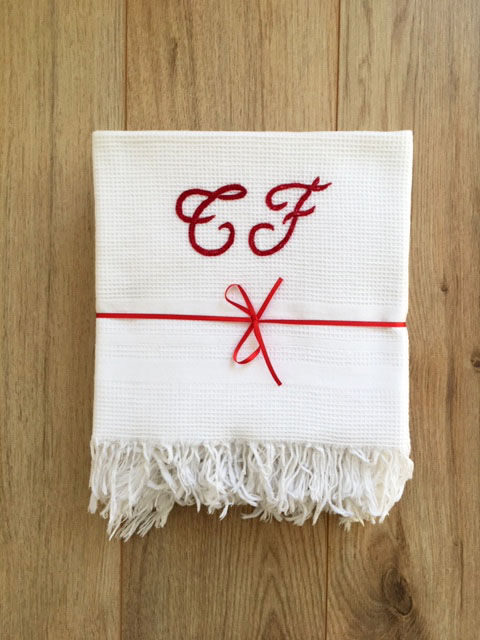 Old honeycomb towels