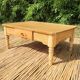 Wooden coffee table - refurbished - unique piece